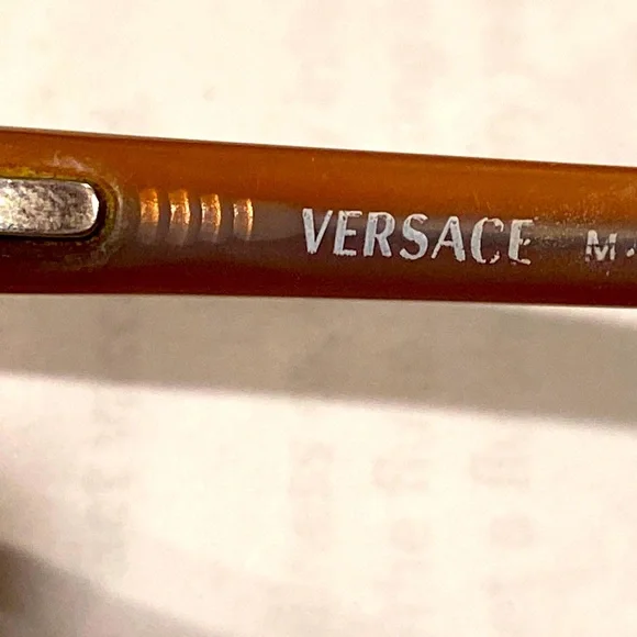 VERSACE GLASSES 🤓 light pink sides rose pink metal frame only made in Italy